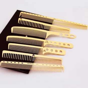1-9pcs/set Gold Color Professional Salon Set Barbers Cutting Combs Hair Brush Kit with Pouch
1-9pcs/set Gold Color Professional Salon Set Barbers Cutting Combs Hair Brush Kit with Pouch