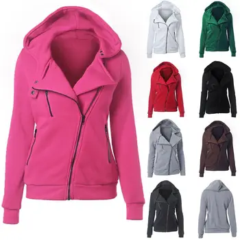 Autumn Winter Casual Jackets Women Zipper Hoodies Streetwear Basic Jacket Long Sleeve Coat Outwear chaqueta mujer куртка женская
Autumn Winter Casual Jackets Women Zipper Hoodies Streetwear Basic Jacket Long Sleeve Coat Outwear chaqueta mujer куртка женская