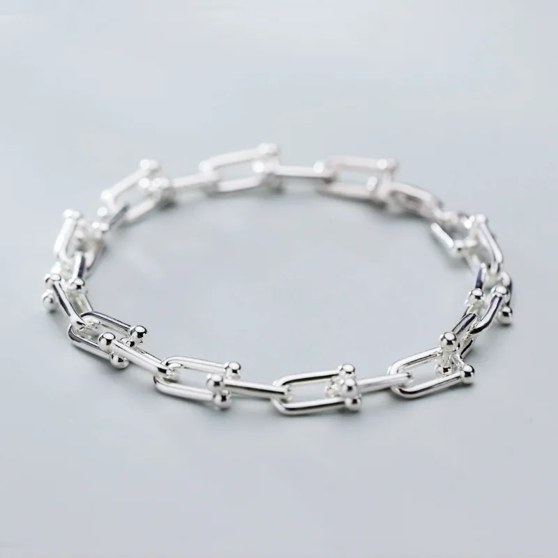 INALIS S925 silver bracelet female Japanese and Korean style simple small fresh glossy chain button fashion jewelry
INALIS S925 silver bracelet female Japanese and Korean style simple small fresh glossy chain button fashion jewelry