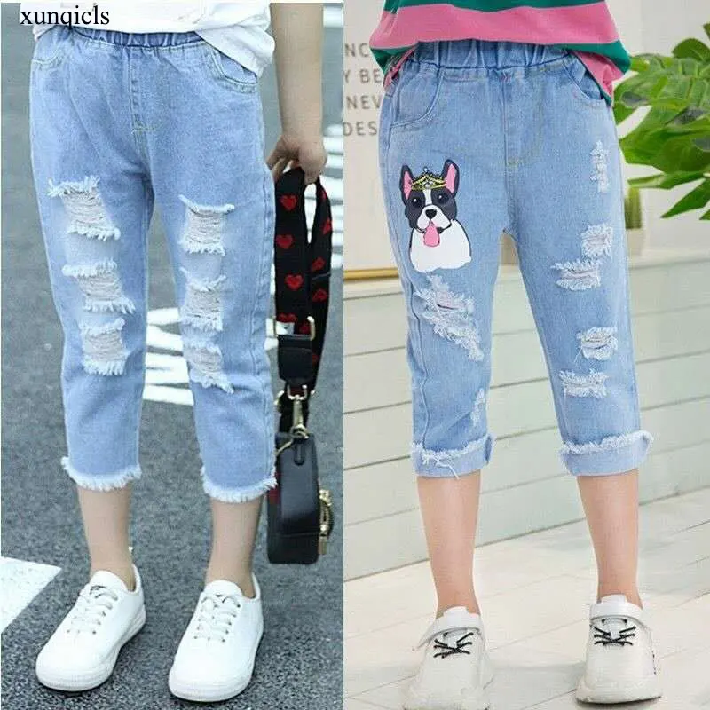 New Baby Girls Denim Pants Children Jeans Girl Summer Clothes Kids Cropped Trousers Child Outwear Clothing
New Baby Girls Denim Pants Children Jeans Girl Summer Clothes Kids Cropped Trousers Child Outwear Clothing