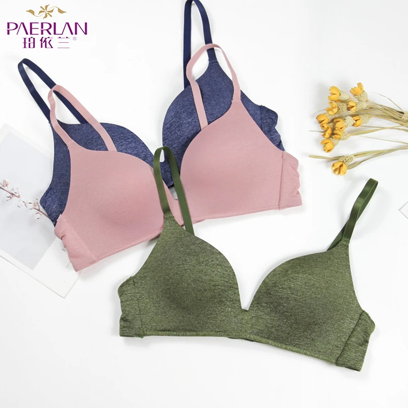 PAERLAN Comfortable Pitted Bra For Small Breasts Push Up 3/4 Cup Casual Simple Style One Piece Green Lycra Underwear For Women
PAERLAN Comfortable Pitted Bra For Small Breasts Push Up 3/4 Cup Casual Simple Style One Piece Green Lycra Underwear For Women
