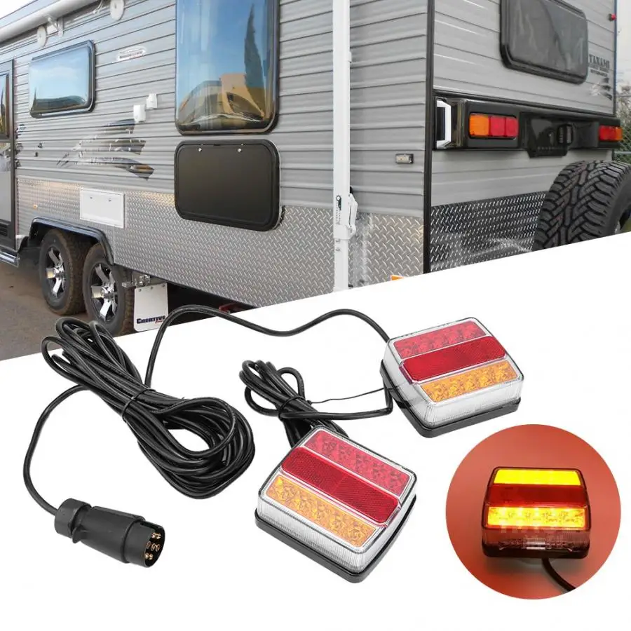 1 Pair 12V Waterproof Super Bright Trailer 16LED Taillight Rear Tail Light Lamp with Manget
1 Pair 12V Waterproof Super Bright Trailer 16LED Taillight Rear Tail Light Lamp with Manget