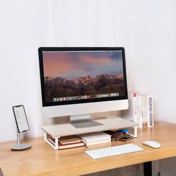 Computer Monitor Riser Shelf Desktop TV Stand Desk Storage Shelf Wood Desktop Increased Bracket keyboard Stationery Storage New
Computer Monitor Riser Shelf Desktop TV Stand Desk Storage Shelf Wood Desktop Increased Bracket keyboard Stationery Storage New