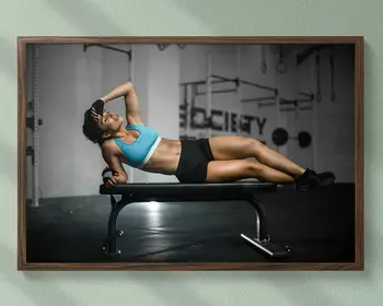 0006J Abdominal Curl Training Fitness Bodybuilding Women Sexy Beautiful Strong Wall Sticker Silk Poster Art Home Decoration 
0006J Abdominal Curl Training Fitness Bodybuilding Women Sexy Beautiful Strong Wall Sticker Silk Poster Art Home Decoration