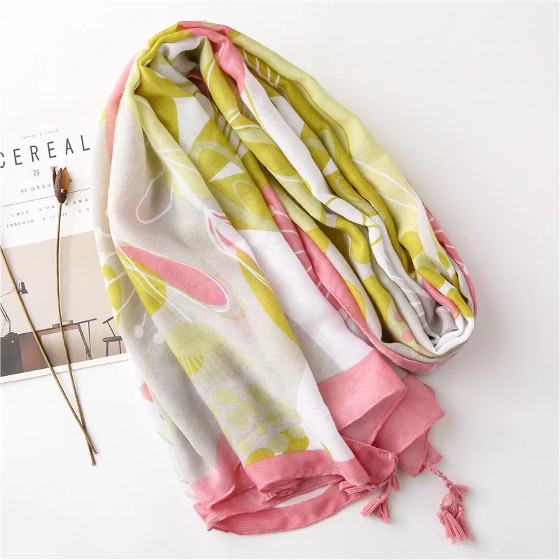 H1ac49b1341bc4ae9a65e22d22f30708f2 Spring Long Bohemian Head Scarf H1ac49b1341bc4ae9a65e22d22f30708f2