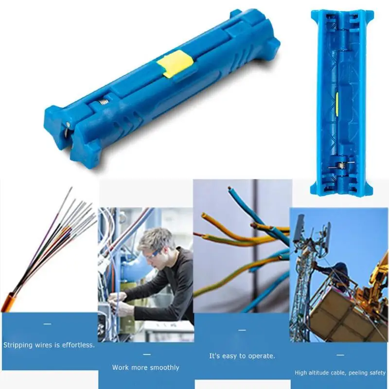 Electrical Wire Stripper Pen Cutter Machine Stripping Pliers Tool Rotary Coax Coaxial Cable Wire Pen for Cable Stripper Tools
Electrical Wire Stripper Pen Cutter Machine Stripping Pliers Tool Rotary Coax Coaxial Cable Wire Pen for Cable Stripper Tools