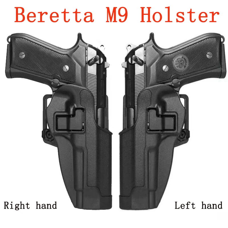CQC Systematic Left/Right Hand Beretta M9 M92 M92F M96 Holster Gun case pistol Airsoft Holsters Belt waist Hunting Equipment
CQC Systematic Left/Right Hand Beretta M9 M92 M92F M96 Holster Gun case pistol Airsoft Holsters Belt waist Hunting Equipment