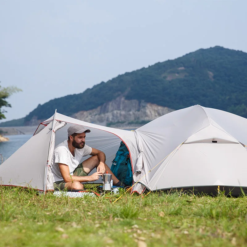 Naturehike 3 Season Mongar Camping Tent 20D Nylon Fabic Double Layer Waterproof Tent for 2 Persons NH17T007-M
Naturehike 3 Season Mongar Camping Tent 20D Nylon Fabic Double Layer Waterproof Tent for 2 Persons NH17T007-M