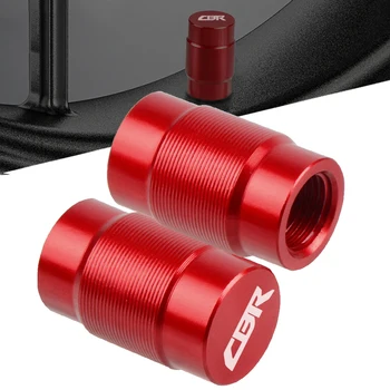 CBR LOGO Motor Vehicle Wheel Tire Valve Stem Caps Covers For Honda CBR 125R 600 F4i 650F 650R 1100XX 1000F cbr 600 954 1000 RR