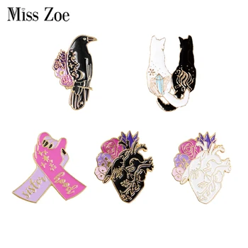 Starry Enamel Pins Custom Animal Brooches Bag Clothes Lapel Pin Cats bird Snake Heart Badge Black white pink Jewelry
Starry Enamel Pins Custom Animal Brooches Bag Clothes Lapel Pin Cats bird Snake Heart Badge Black white pink Jewelry