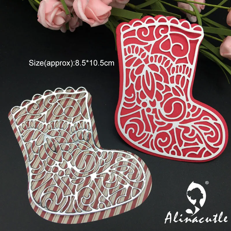 Die Cut Metal Cutting Dies Christmas Sock Scrapbooking Album Papercraft Handmade Card Stencil Cutter Punch Die Alinacutle
Die Cut Metal Cutting Dies Christmas Sock Scrapbooking Album Papercraft Handmade Card Stencil Cutter Punch Die Alinacutle