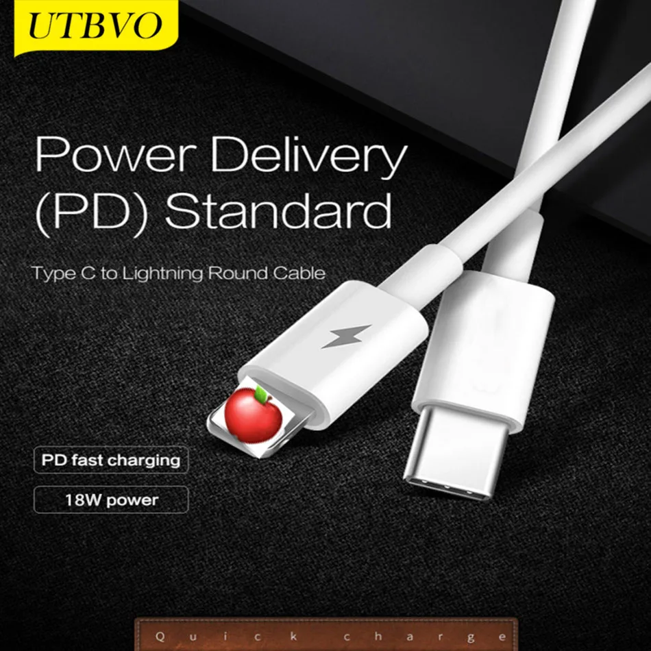 UTBVO USB C to Lightning Cable PD Fast Charging Cable Type C to Lightning Cable For iPhone 12/11 Pro Max/XS/X/8/8 Plug, iPad
UTBVO USB C to Lightning Cable PD Fast Charging Cable Type C to Lightning Cable For iPhone 12/11 Pro Max/XS/X/8/8 Plug, iPad