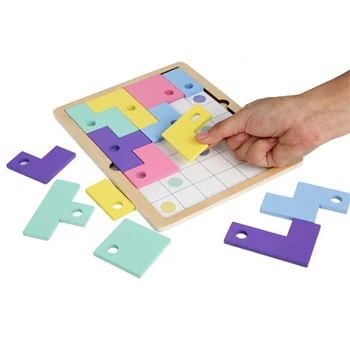 2020 New Kids 3D wood Colorful Sliding Blocks Learning Education Math Wooden Jigsaw Puzzle Toys Geometry Shape Matching Games
2020 New Kids 3D wood Colorful Sliding Blocks Learning Education Math Wooden Jigsaw Puzzle Toys Geometry Shape Matching Games