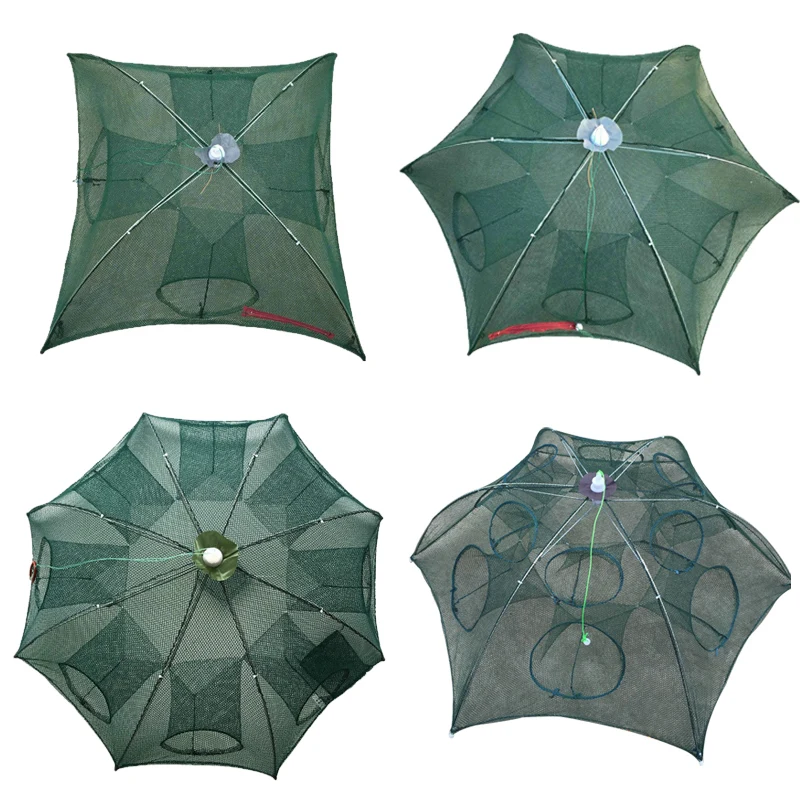 Portable Automatic Fishing Net Shrimp Cage Nylon Foldable Crab Fish Trap Cast 1pcs
Portable Automatic Fishing Net Shrimp Cage Nylon Foldable Crab Fish Trap Cast 1pcs