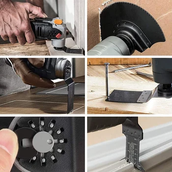 Multitool Saw Blade Set Quick Release Home Universal Fit Accessories Workshop Metal Durable Oscillating Tool Rustproof
Multitool Saw Blade Set Quick Release Home Universal Fit Accessories Workshop Metal Durable Oscillating Tool Rustproof