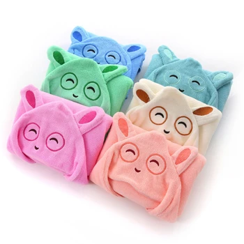 2020 New 90*90cm Children's Bath Towel Cute Animal Super Soft Close-fit Solid Color Cartoon Hooded Baby Bath Towel
2020 New 90*90cm Children's Bath Towel Cute Animal Super Soft Close-fit Solid Color Cartoon Hooded Baby Bath Towel