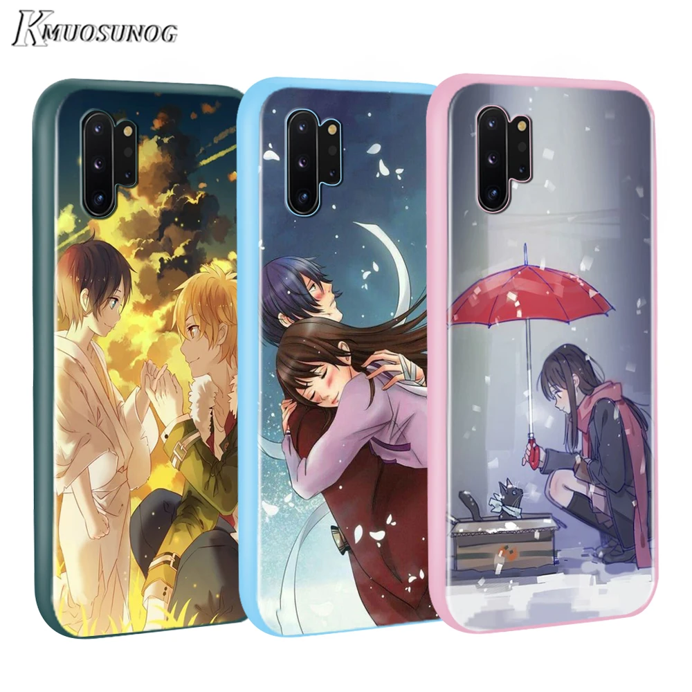 

Noragami Anime Girl Baseus Candy Color Cover for Samsung Galaxy Note 10 9 8 S11 S10 S9 S8 S7 Plus Edge Phone Case