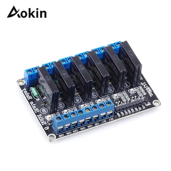 

6 channel High-Level Fire Plate Solid Status Relay Module 5 V 2A to Arduino Uno Duemilanove MEGA2560 MEGA1280 BRAKE DSP PIC