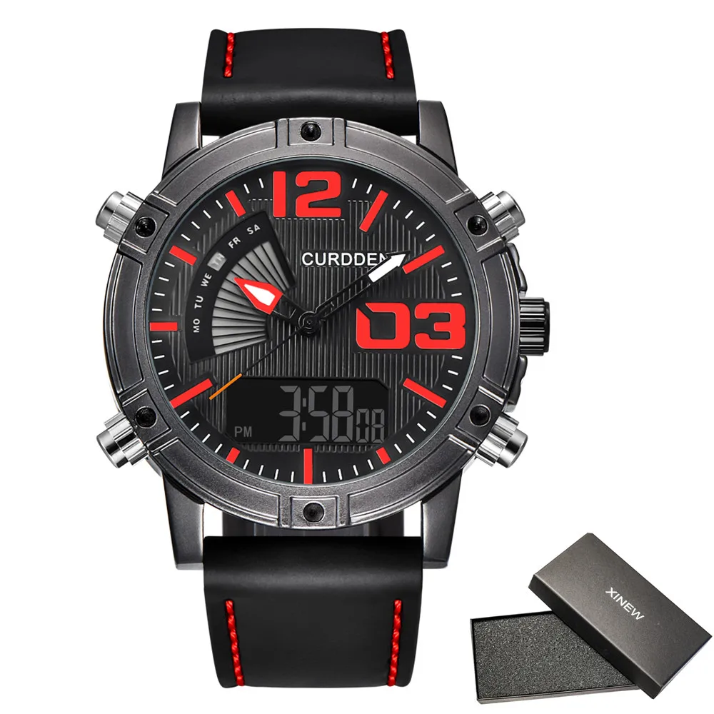 2020 Latest Big Brand Watch Mens Chronograph Business Watches Men Leather Waterproof Dual Time Digital Watch Relogio Masculino
2020 Latest Big Brand Watch Mens Chronograph Business Watches Men Leather Waterproof Dual Time Digital Watch Relogio Masculino