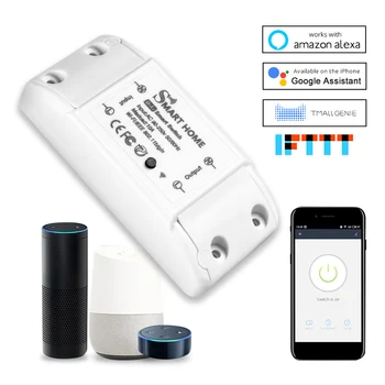 Smart Home House Wifi Wireless Remote Switch With Timer Function LED Light Controller Module Works with Alexa Google Home
Smart Home House Wifi Wireless Remote Switch With Timer Function LED Light Controller Module Works with Alexa Google Home