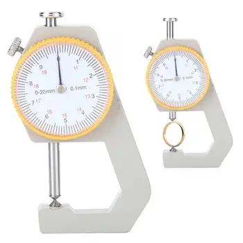 Portable 0-20mm Precise Portable Jewelry Thickness Gauge Meter Glass Metal Jewelry Measuring Instruments Tool Tester for Jeweler
Portable 0-20mm Precise Portable Jewelry Thickness Gauge Meter Glass Metal Jewelry Measuring Instruments Tool Tester for Jeweler