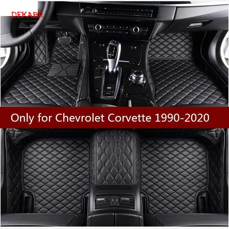 Dekabr leather car floor mats for Chevrolet Corvette 1990-2001 2002-2018 2019 Custom auto foot Pads automobile carpet covers
Dekabr leather car floor mats for Chevrolet Corvette 1990-2001 2002-2018 2019 Custom auto foot Pads automobile carpet covers