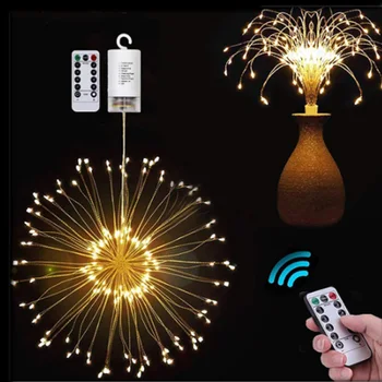 LED String Lights DIY Foldable Bouquet Firework Garland Light Christmas Fairy Lights for Outdoor Gerlyanda Decoration
LED String Lights DIY Foldable Bouquet Firework Garland Light Christmas Fairy Lights for Outdoor Gerlyanda Decoration