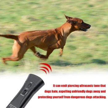 Dog Bark Stop Repeller Handheld Ultrasonic Dog Repeller Anti Bark Control Anti Barking Device with LED Flashlight Pet Supplies
Dog Bark Stop Repeller Handheld Ultrasonic Dog Repeller Anti Bark Control Anti Barking Device with LED Flashlight Pet Supplies
