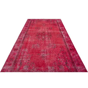 Handmade Red Vintage Overdyed Turkish Area Rug 186x288 Cm-6'1''X9'5''
Handmade Red Vintage Overdyed Turkish Area Rug 186x288 Cm-6'1''X9'5''