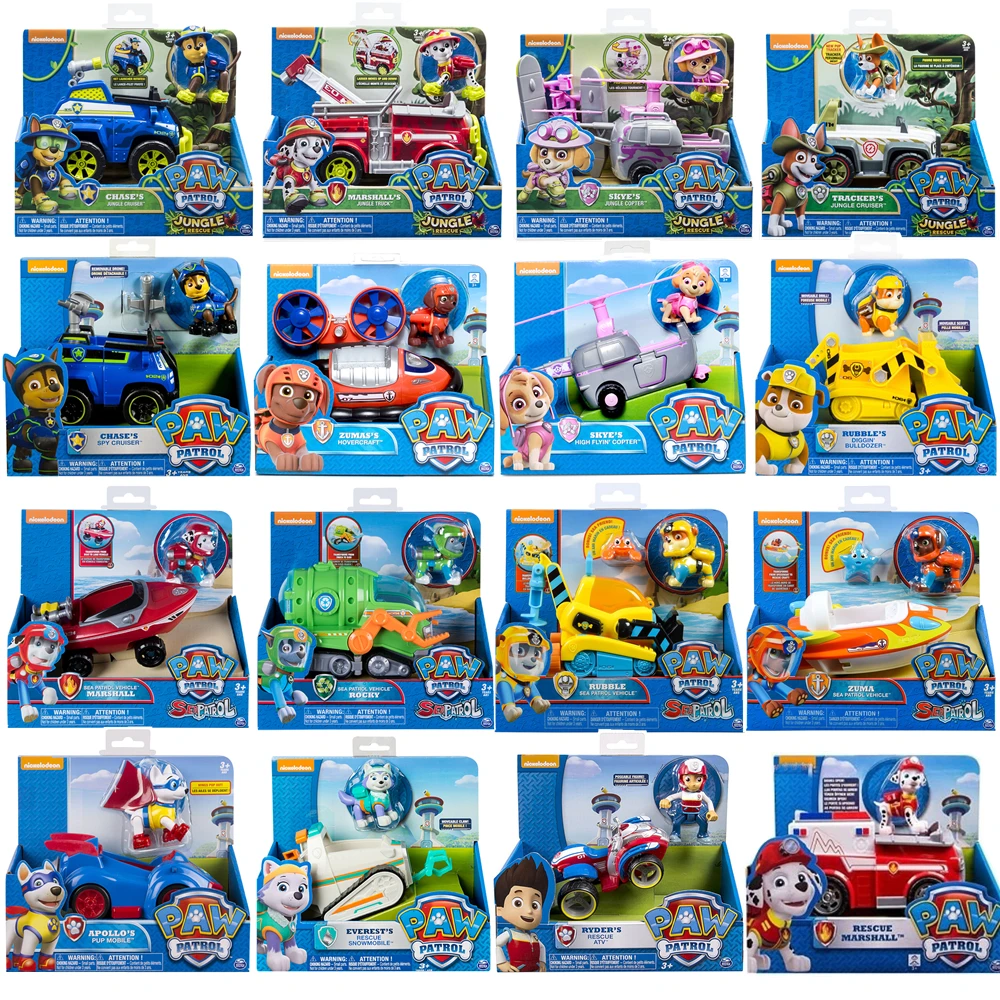 Paw Patrol Toy Set Anime Apollo Everest Tracker Puppy Patrol Rescue Vehicle Action Figure Model Kids Paw Patrol Birthday Gift
Paw Patrol Toy Set Anime Apollo Everest Tracker Puppy Patrol Rescue Vehicle Action Figure Model Kids Paw Patrol Birthday Gift