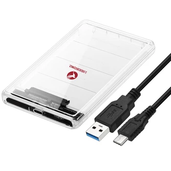 THU Type C 2.5'' Transparent HDD Case USB3.1 Gen2 10Gbps Hard Drive Enclosure Support UASP Protocol Hard Drive Enclosure
THU Type C 2.5'' Transparent HDD Case USB3.1 Gen2 10Gbps Hard Drive Enclosure Support UASP Protocol Hard Drive Enclosure