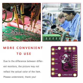 I2C CJMCU-3221 INA3221 Triple-Channel Shunt Current Voltage Monitor Sensor Re INA219 Module Development Board
I2C CJMCU-3221 INA3221 Triple-Channel Shunt Current Voltage Monitor Sensor Re INA219 Module Development Board
