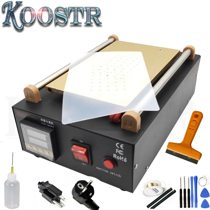 7 inches Built-in Vacuum Pump Mobile phone LCD Screen Separator Machine Glass Touch Screen Refurbished Better than Uyue 948Q
7 inches Built-in Vacuum Pump Mobile phone LCD Screen Separator Machine Glass Touch Screen Refurbished Better than Uyue 948Q