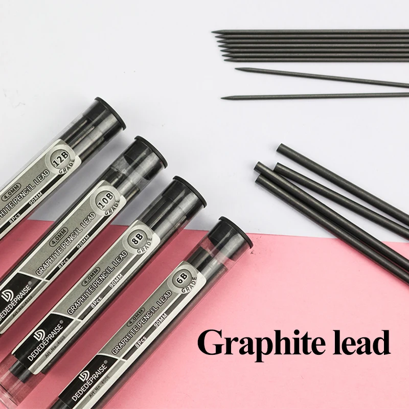 2.0/4.0mm Press Mechanical/Automatic Charcoal Pencil And Graphite Lead/Refills/Core HB/2B/4B/6B/8B/10B/12B Art Sketch Stationery
2.0/4.0mm Press Mechanical/Automatic Charcoal Pencil And Graphite Lead/Refills/Core HB/2B/4B/6B/8B/10B/12B Art Sketch Stationery
