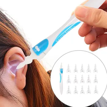 16 Tips Smart Ear Cleaner Earpick Swab Easy Earwax Removal Soft Spiral Cleaner Prevent Ear-pick Clean Tools Ear Care Kit
16 Tips Smart Ear Cleaner Earpick Swab Easy Earwax Removal Soft Spiral Cleaner Prevent Ear-pick Clean Tools Ear Care Kit