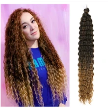 Organic Hair Water Wave Crochet Hair 26 Inch Deep Wave Twist Hair Synthetic Goddess Braids Hair Wavy Ombre Blonde Hair Extension
Organic Hair Water Wave Crochet Hair 26 Inch Deep Wave Twist Hair Synthetic Goddess Braids Hair Wavy Ombre Blonde Hair Extension