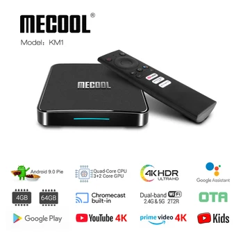 MECOOL KM1 TV Box Android 9.0 4GB RAM 64GB ROM Amlogic S905X3 2.4G/5G WiFi BT4.2 4K Voice Control Google Certified TV box
MECOOL KM1 TV Box Android 9.0 4GB RAM 64GB ROM Amlogic S905X3 2.4G/5G WiFi BT4.2 4K Voice Control Google Certified TV box