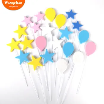 5pcs/bag Foam Paper Balloon Cake Topper Star Cupcake Topper Kids Happy Birthday Cake Supplies Birthday Party Decoration
5pcs/bag Foam Paper Balloon Cake Topper Star Cupcake Topper Kids Happy Birthday Cake Supplies Birthday Party Decoration