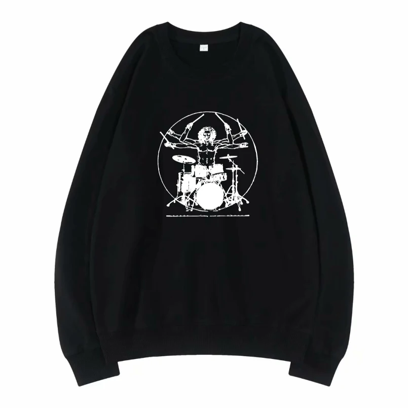 Drums Da Vinci f funny hoodies men rock band Vintage Graphic Drummer Novelty streetwear men hoodie Unisex Loose Drawstring Hoody
Drums Da Vinci f funny hoodies men rock band Vintage Graphic Drummer Novelty streetwear men hoodie Unisex Loose Drawstring Hoody