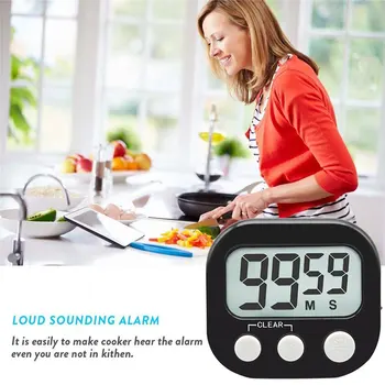 New Electronic Timer With Switch Multi-Function Kitchen Large Screen Timer Portable Countdown Home Digital Kitchen Timer Alarm
New Electronic Timer With Switch Multi-Function Kitchen Large Screen Timer Portable Countdown Home Digital Kitchen Timer Alarm