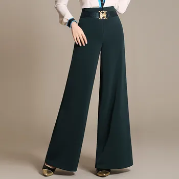 High Waist Wide Leg Pants Women Plus Size Temperament Casual Loose Suit Pants Autumn Winter Ladies Slim OL Long Formal Trousers
High Waist Wide Leg Pants Women Plus Size Temperament Casual Loose Suit Pants Autumn Winter Ladies Slim OL Long Formal Trousers