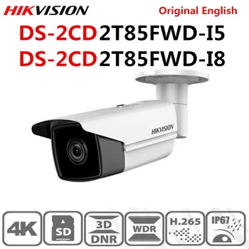 Hikvision Original English DS-2CD2T85FWD-I8 DS-2CD2T85FWD-I5 8MP (4K) IR Fixed Bullet Network Camera H.265+ POE IR Range 50m-80m
Hikvision Original English DS-2CD2T85FWD-I8 DS-2CD2T85FWD-I5 8MP (4K) IR Fixed Bullet Network Camera H.265+ POE IR Range 50m-80m
