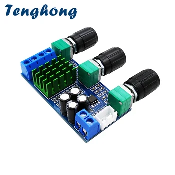 Tenghong TPA3116D2 Audio Amplifier Board 80W*2 Dual Channel High Power Digital Amplifiers Treble Bass Volume Adjustment DC12-24V
Tenghong TPA3116D2 Audio Amplifier Board 80W*2 Dual Channel High Power Digital Amplifiers Treble Bass Volume Adjustment DC12-24V
