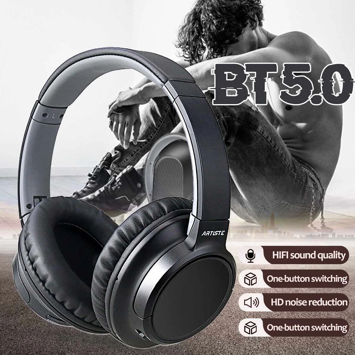 Wireless bluetooth Headphones Stereo Foldable Portable Headset Outdoor Playing 120db Cushioned Headrest Earphones Adaptive Shaft
Wireless bluetooth Headphones Stereo Foldable Portable Headset Outdoor Playing 120db Cushioned Headrest Earphones Adaptive Shaft