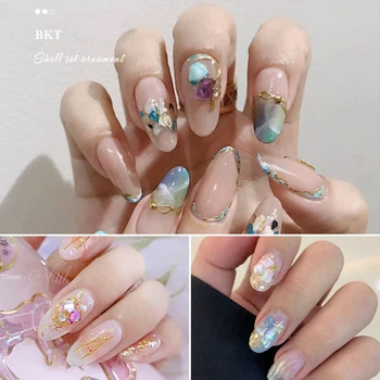 Nail Sticker Natural Conch Chip Fingernail Art Decals Wraps Paste High Brightness Nails Decorations Kit
Nail Sticker Natural Conch Chip Fingernail Art Decals Wraps Paste High Brightness Nails Decorations Kit