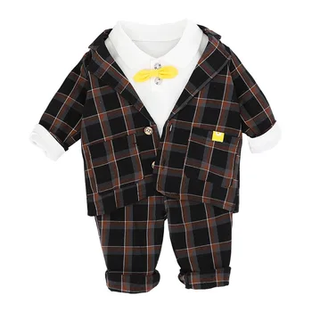 New Autumn Trendy Children Clothes Baby Boy Girls Plaid Suit T Shirt Pants 3pcs/set Spring Kids Clothing Infant Casual Tracksuit
New Autumn Trendy Children Clothes Baby Boy Girls Plaid Suit T Shirt Pants 3pcs/set Spring Kids Clothing Infant Casual Tracksuit