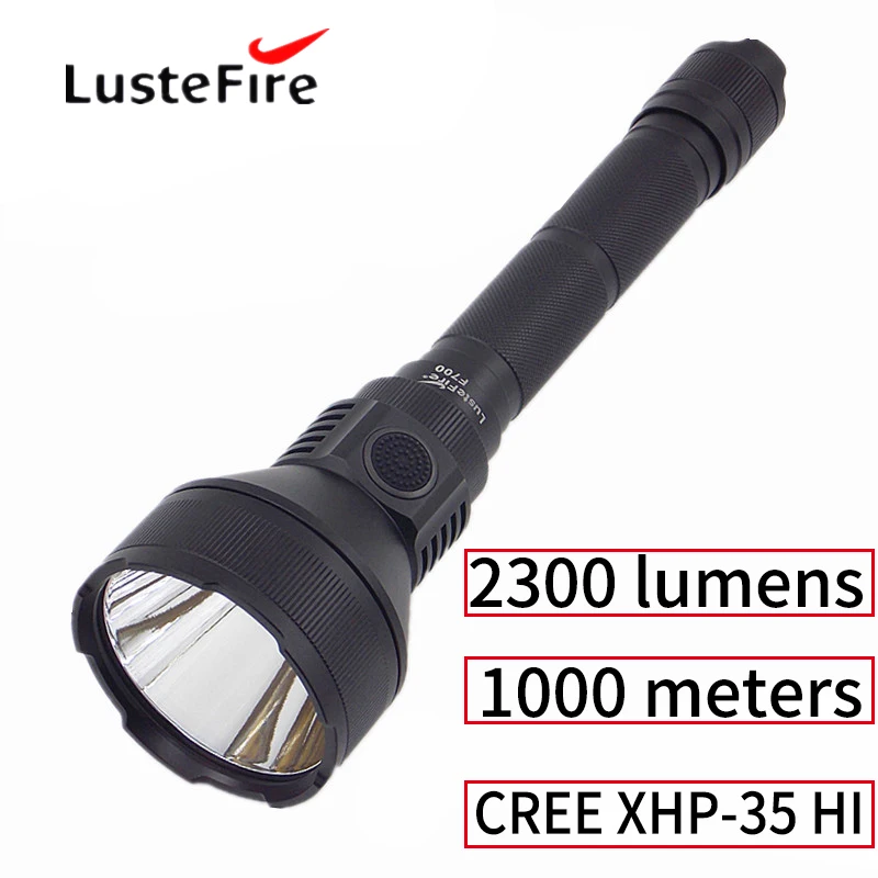 Lustefire F700 Flashlight 2300lm LED 18650 Flashlight Powerful Rechargeable Light Hunting Camping Electric PK M3X Torch
Lustefire F700 Flashlight 2300lm LED 18650 Flashlight Powerful Rechargeable Light Hunting Camping Electric PK M3X Torch