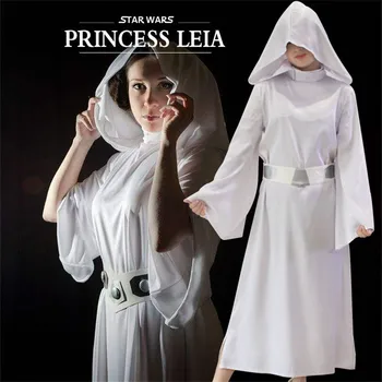 2019 New Type STAR WARS Cosplay Alderaan Princess Leia Organa Solo Costume Adult Cosplay White Long Dresses Halloween Carnival
2019 New Type STAR WARS Cosplay Alderaan Princess Leia Organa Solo Costume Adult Cosplay White Long Dresses Halloween Carnival