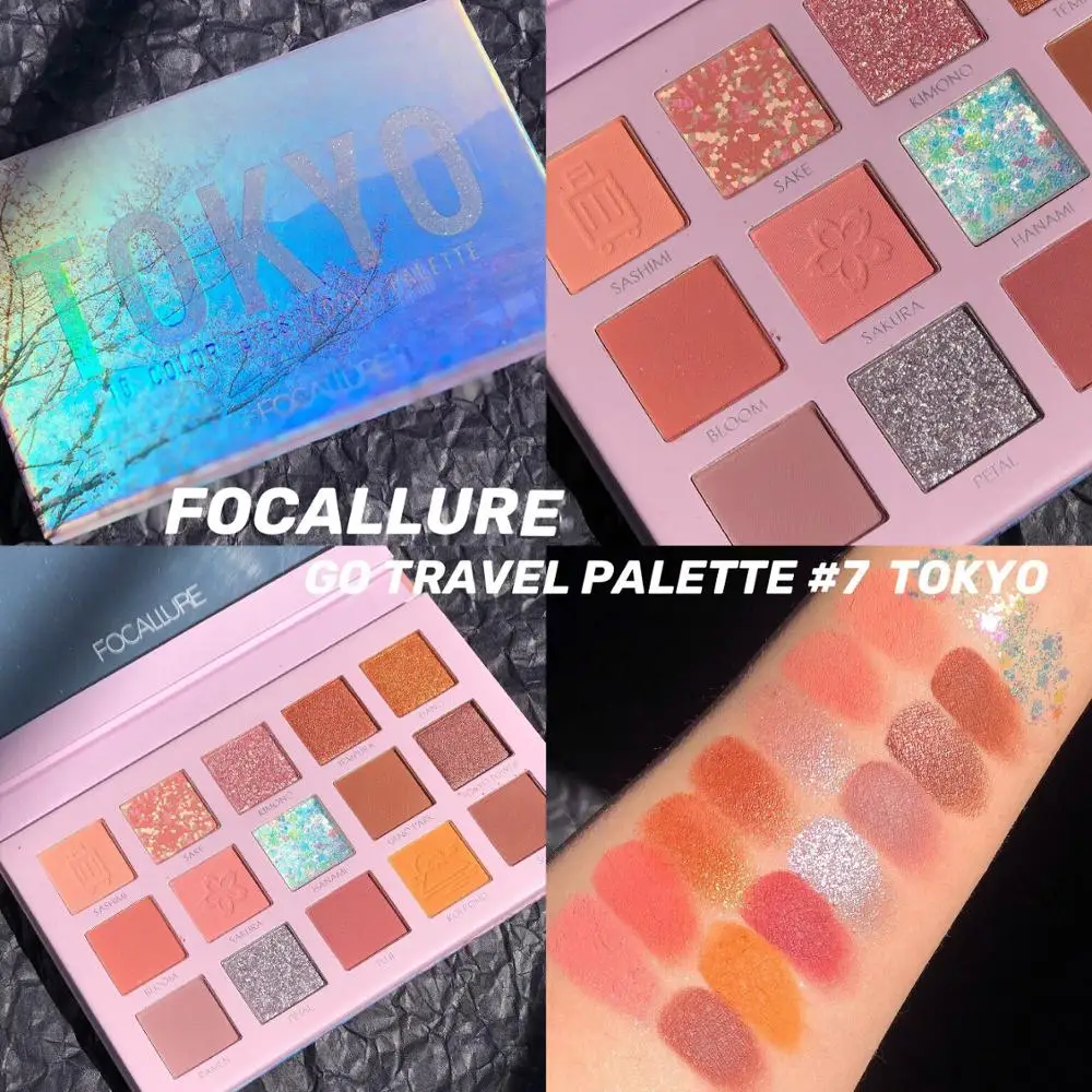 FOCALLURE Glitter Eyeshadow Palette Waterproof palette of shadows Matte Shimmer Pigment 15 Shades Professional Eye shadow
FOCALLURE Glitter Eyeshadow Palette Waterproof palette of shadows Matte Shimmer Pigment 15 Shades Professional Eye shadow