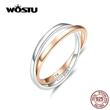 WOSTU 2019 New Design Double Rings Hot Fashion 100% Real Sterling Silver Rings Love Forever Making Gift For Lover CTR053
WOSTU 2019 New Design Double Rings Hot Fashion 100% Real Sterling Silver Rings Love Forever Making Gift For Lover CTR053
